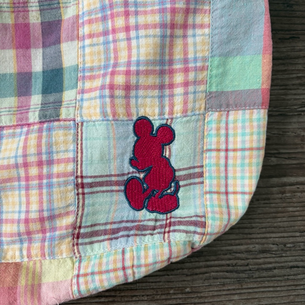 Disney Parks Patchwork Mickey Mouse Boho/Tote Bag… - image 3